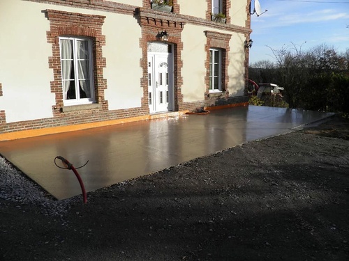Création de dalle en béton à Lisieux