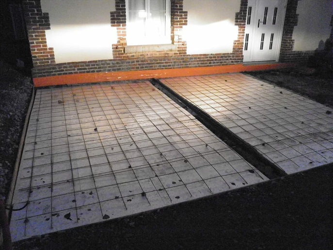 Etape dans la création de dalle en béton à Lisieux