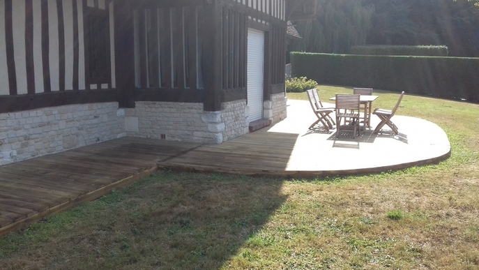 Terrasse à Deauville