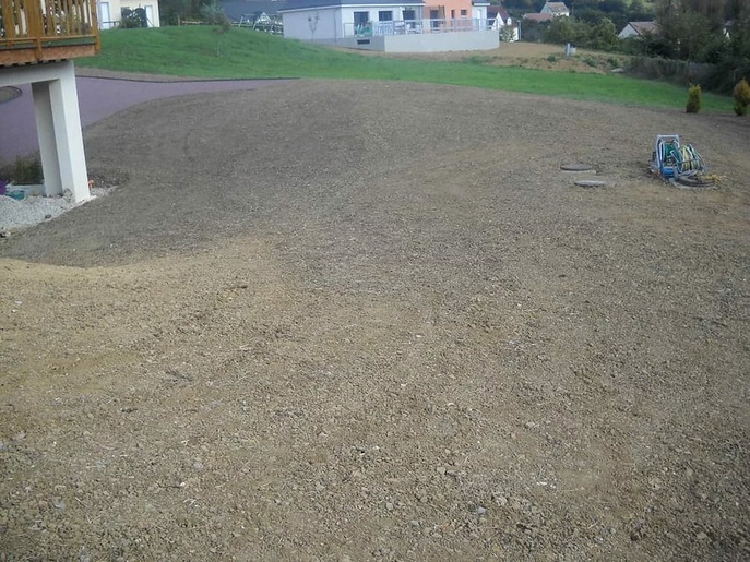 Terrassement à Lisieux - Après