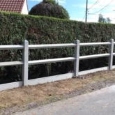Clôture béton à Pont l'Evêque